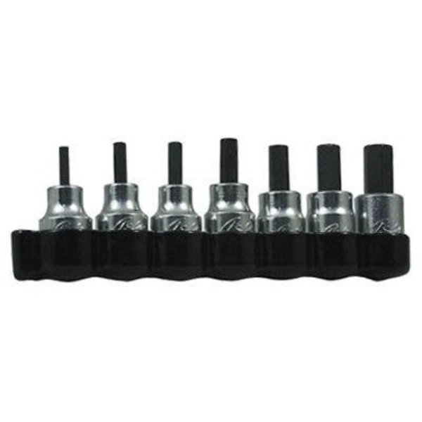 Lislerporation 7PC Metric Hex Bit Set 33850